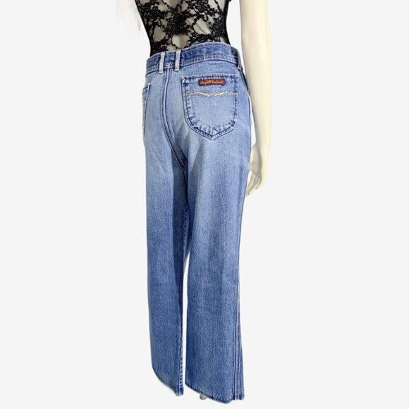 Vintage SERGIO VALENTE Jeans / Made in Hong Kong / 34 inch waist / size Medium - Picture 11 of 13